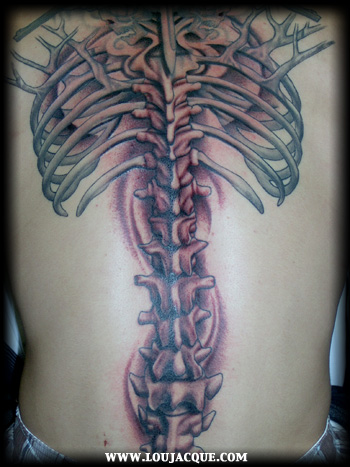 Back Spine Tattoos